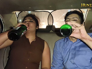 Party Sex with Indian MILF in Car