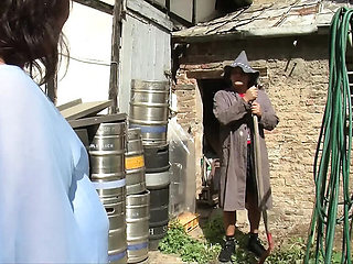 Redhead MILF Outdoor Farm Sex With Husband - Mature Couple Fucking