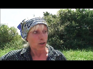 Hardest Threesome!!! Cougar and Young Bitch with Big Cock Guy Vol 2