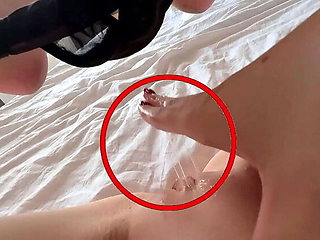 Virgin Girl First Time Solo Masturbation POV - Tight Wet Pussy Orgasm & Moaning at Home