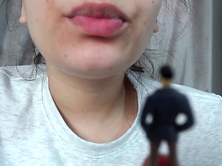 My Giantess Stepsister Plays Dentist with Tiny Stepbrother,