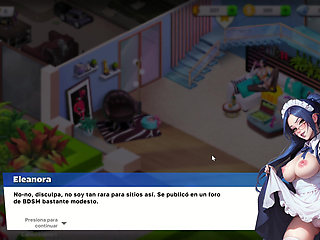 We start in the hot village