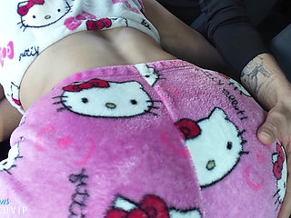 Driving My Stepdaughter to College! Innocent Stepdaughter Fingering Taboo