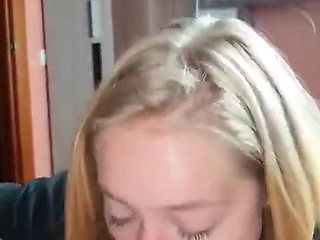 Blonde Teen Blowjob - POV