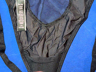 Cum on wife's panties 55
