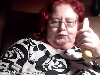Live cam banana eating nurse Vicki