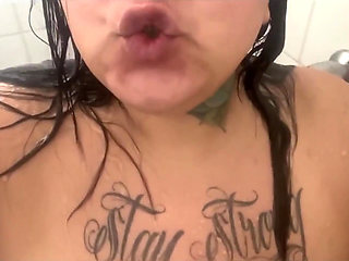 He Went to Take a Shower and Wanted to Test the Shower Head in His Ass - Mary Jhuana