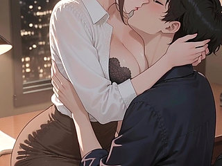 Sexy Coordinator Is Very Slutty With Sexuality Talk And Ends Up On Her Virgin Student's Cock - AI Generated Content