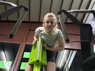 Crazy fucking in the gym