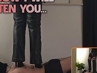 And Now I Will Flatten You in my Metal High Heels Boots