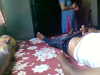 Real Indian Maid Flashing Surprise with Riya and Shipon Homemade Desi