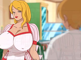 Adult cartoon porn game featuring big boobs and tons of milf action