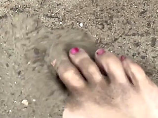 Dirty Feet in the Garden