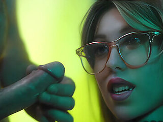 Sexy Doll In (zelex Gets A Load On Her Glasses