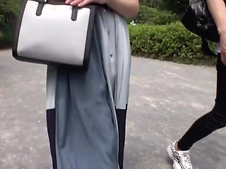 服の上からでも圧倒的な存在感を放つマシュマロ神乳妻登場！！