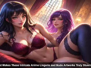 What Makes These Intricate Anime Lingerie and Nude Artworks Truly Stunning