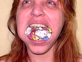 Newspaper Gag POV - Stuffing, Slapping, Taking Out