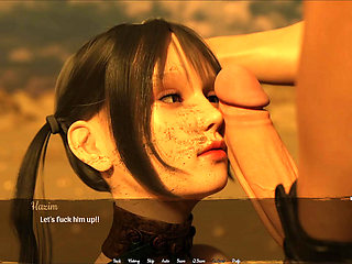 Asha Giving Me A Blowjob In Desert