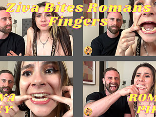 Ziva Bites Romans Fingers 4K
