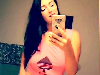 Amateur Mature Brunette Sexy Lingerie Masturbation