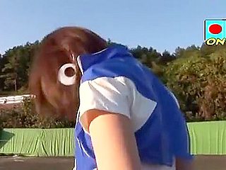 Yui Tatsumi naughty race queen enjoys secret vibrator