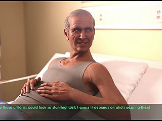 Wifey and stepmom in a hot visual novel adventure