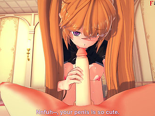 Akeno and Kuroka helps Irina sucking the cock for her - HS DXD NTR Madness Episode 14 - Full Movie on Patreon: Fantasyking3