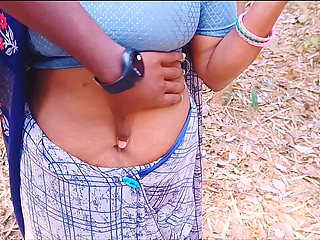 Indian Outdoor Sex. Desi Beautiful Bhabi Fucking Husbend's Small Stepbrother Big Dick in Forest. Teludu Dirty Talks.