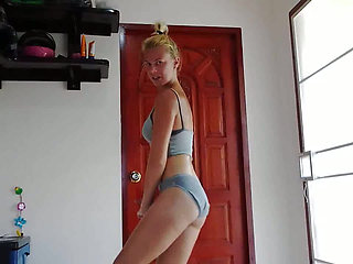 Xtreme Sweaty Dance and Masturbation