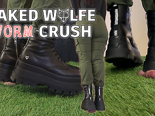 Crushing Your Little Worm with My Dangerous Naked Wolfe Boots