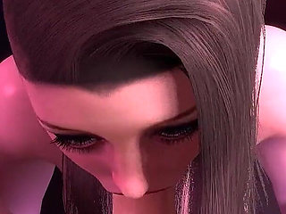 Sexy Cyberpunk Girl Blowjob in POV