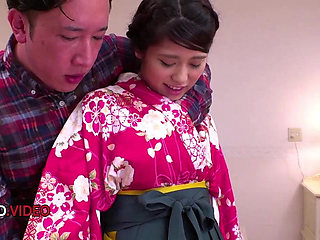 Ema Kato's Kimono Seduction Leads to Intense Hardcore Sex Adventure