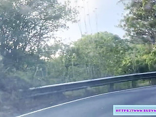 Sfw Road Trip to Hana for Suzy Wylde in Waimoku Falls, Maui