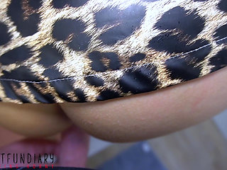 Girl in Leo Raincoat Taking a Bath and Gets Fresh Cum Shot on Her Rubber Ass - Projectfundiary