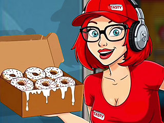 Cream Donuts with a Surprise. Hentai Cartoon