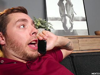 Sulky Latino Hunk Fucks Hot BF During Phone Interview - Carter Woods, Damien Cruz - Nextdoorstudios