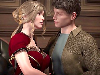 Gloved and masked fun in animated hentai adventure