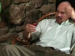 Blonde Mature Kelly Rides Her Bald Stud Passionately