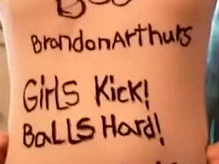 Sissy Boy Brandon Deep Throats Big Cock in Public - Tiny Dick Humiliation