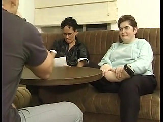 This Is BBW German Lady Who Is Here to Please His Cock in Threesome