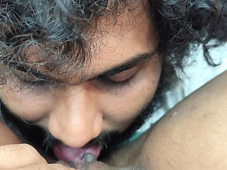 Step sister pussy lick by step brother part - 2, Sexy hot step sister pussy lick and romance by step brother