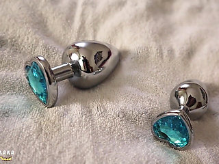 First time I try 3 size butt plug - anal plug