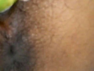 My First Time with Cucumber & Vibrator - I Cum so Hard on Camera