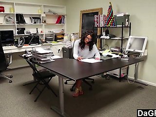Dagfs - Stroking On Her Desk Makes Her Additional Insatiable