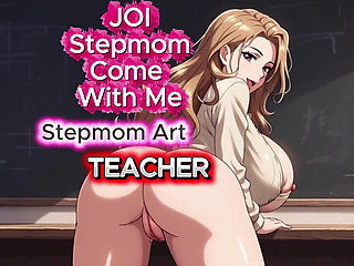 JOI Stepmom Teacher Wet Solo - Come with me 100% You'll cum - Dirty Talk