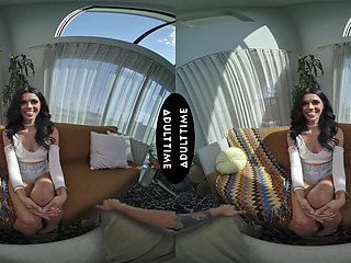 Passionate couple Oliver Davis and Harley Haze enjoying sex