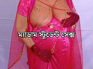 Beautiful madam having sex with student