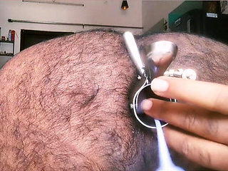 Double butt plug use in a single hole.