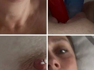 Saskialove87 German Amateur MILF Double Dildo & Vibrator Solo Masturbation Orgasm