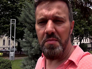 Tattooed Blonde Slut Deepthroats and Gets Her Ass Wrecked!